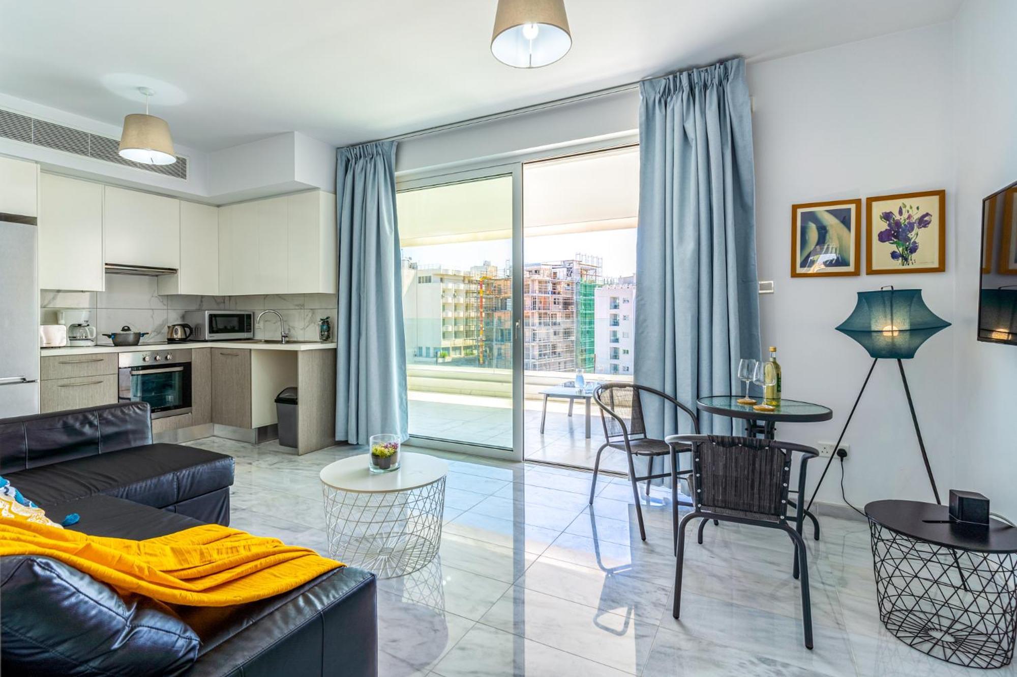 Oyster 1-Br Apt In 拉纳卡 外观 照片
